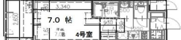 ＪＲ難波駅 徒歩5分 12階の物件間取画像